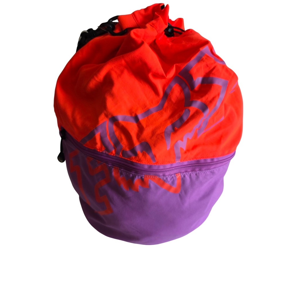 Fox Racing Sensor Bucket Bag Neon Orange Purple Motocross Crossbody Duffle 08713